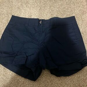 Navy chino shorts sz8